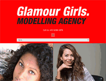 Tablet Screenshot of glamourgirls.com.au